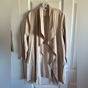 Ophelia Roe beige lightweight trench-style jacket
